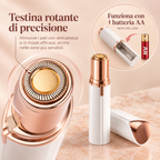 Depilatore Viso e Corpo di Precisione – Rasoio Elettrico Compatto
